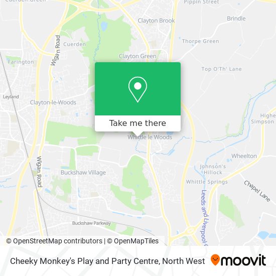 Cheeky Monkey's Play and Party Centre map