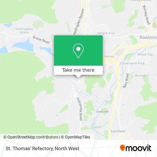 St. Thomas' Refectory map