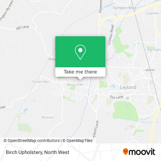Birch Upholstery map