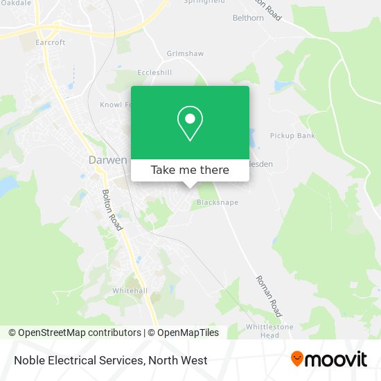 Noble Electrical Services map