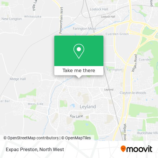 Expac Preston map