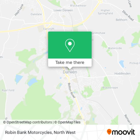 Robin Bank Motorcycles map