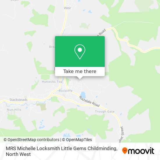 MRS Michelle Locksmith Little Gems Childminding map