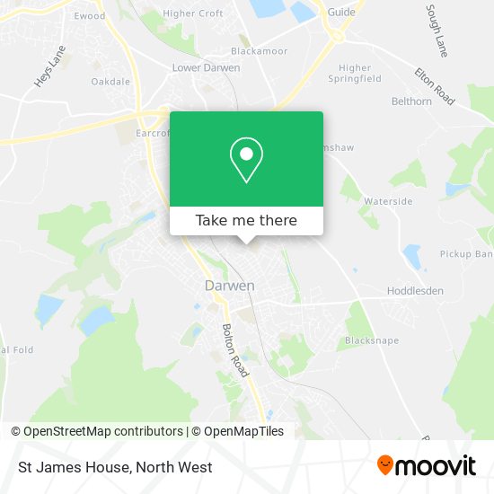 St James House map