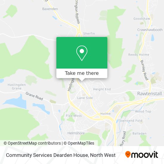 Community Services Dearden House map