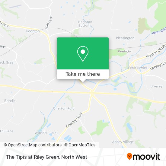 The Tipis at Riley Green map