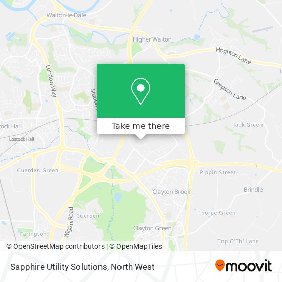 Sapphire Utility Solutions map