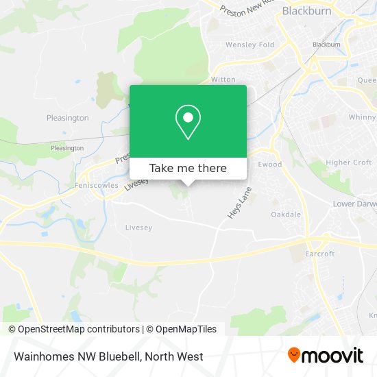 Wainhomes NW Bluebell map