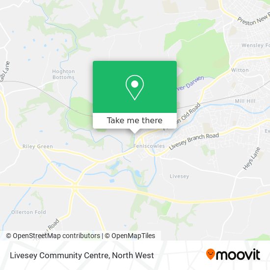 Livesey Community Centre map