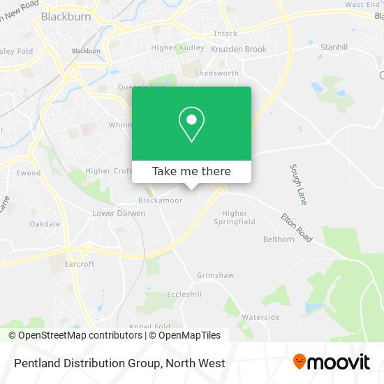 Pentland Distribution Group map
