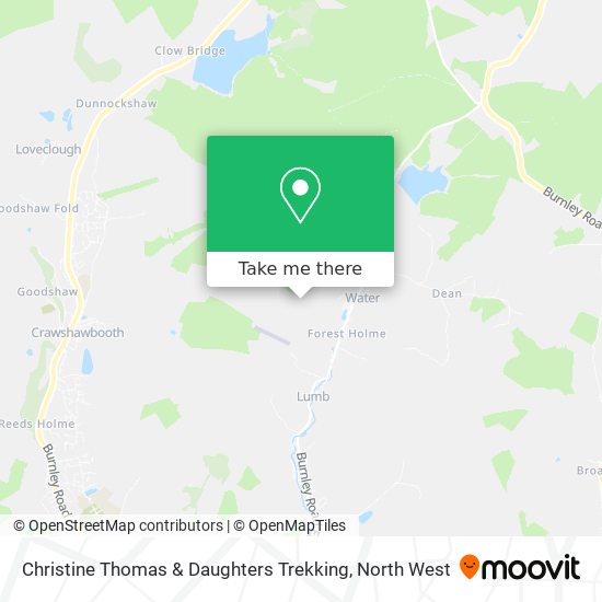 Christine Thomas & Daughters Trekking map