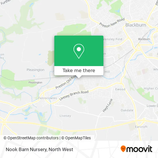 Nook Barn Nursery map