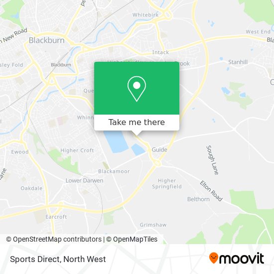 Sports Direct map