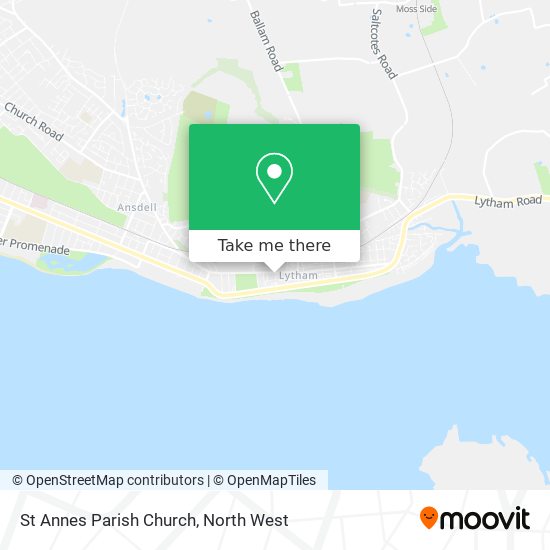 St Annes Parish Church map