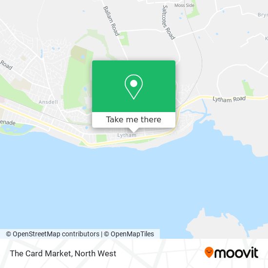 The Card Market map