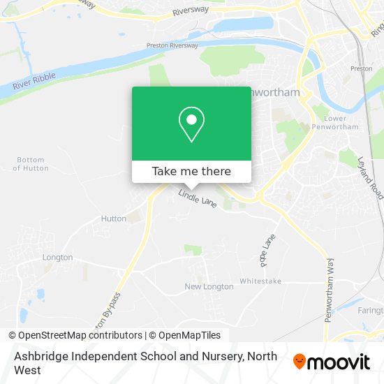 Ashbridge Independent School and Nursery map