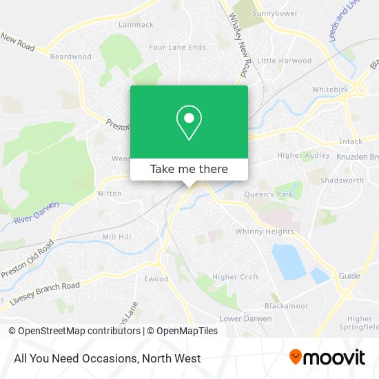 All You Need Occasions map