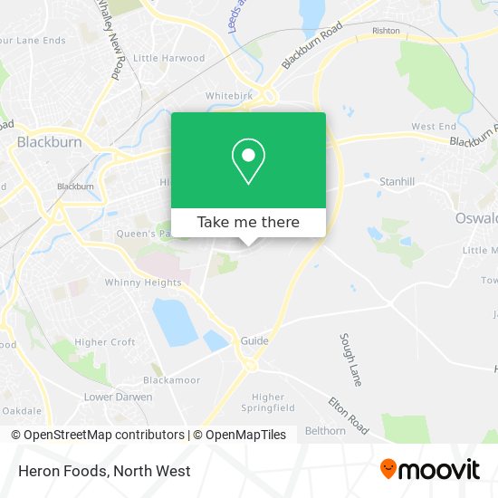 Heron Foods map