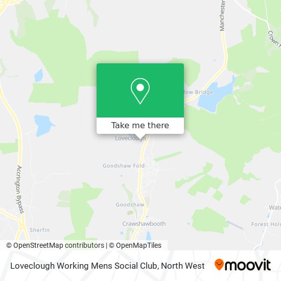 Loveclough Working Mens Social Club map