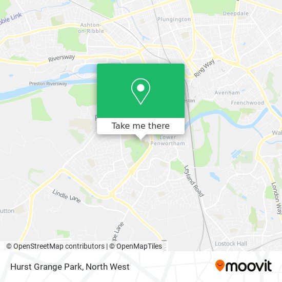 Hurst Grange Park map