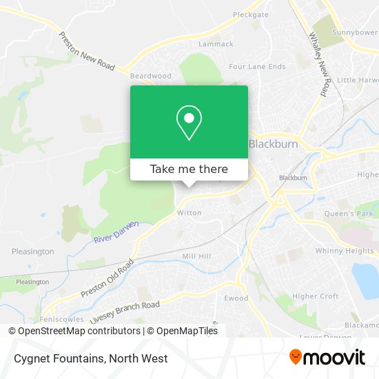 Cygnet Fountains map