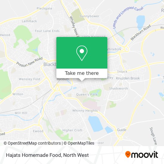 Hajats Homemade Food map