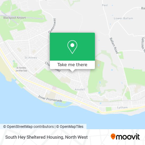 South Hey Sheltered Housing map