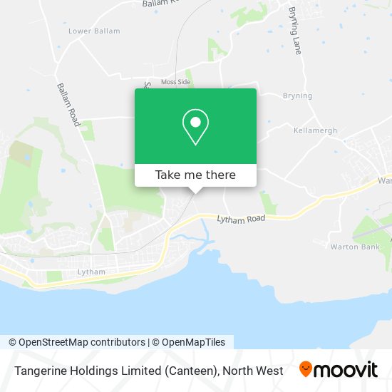 Tangerine Holdings Limited (Canteen) map