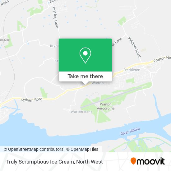 Truly Scrumptious Ice Cream map