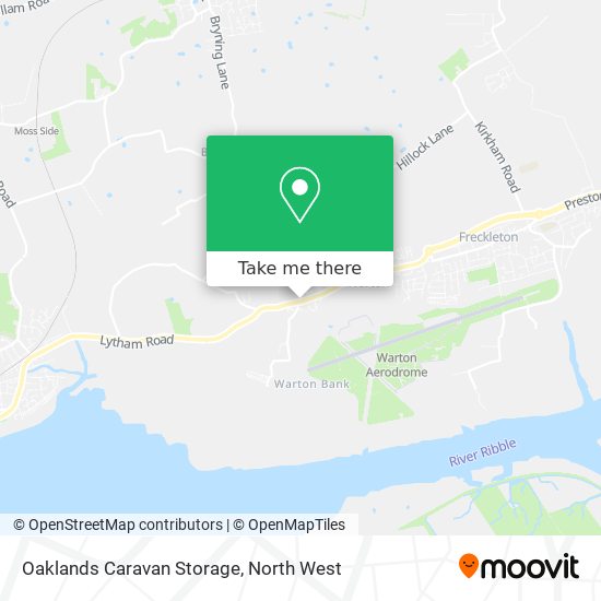 Oaklands Caravan Storage map