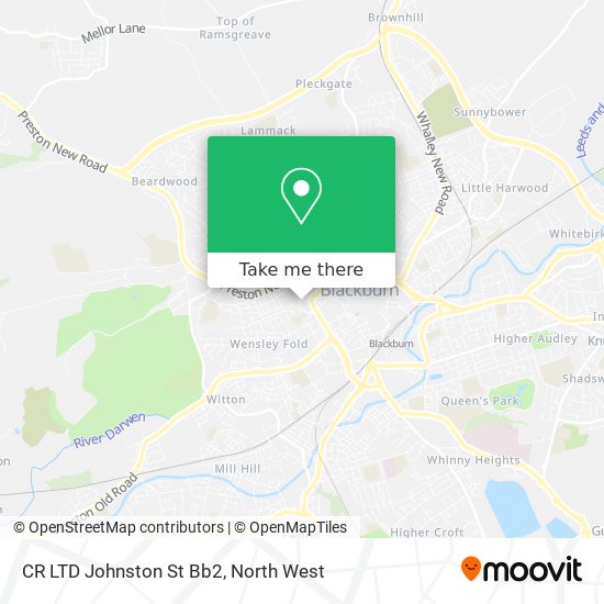 CR LTD Johnston St Bb2 map