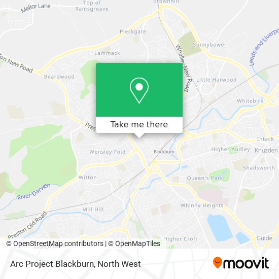 Arc Project Blackburn map