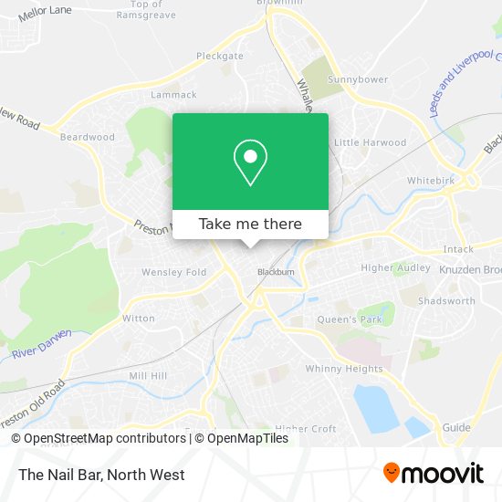 The Nail Bar map
