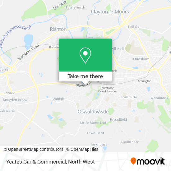 Yeates Car & Commercial map