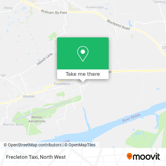 Frecleton Taxi map