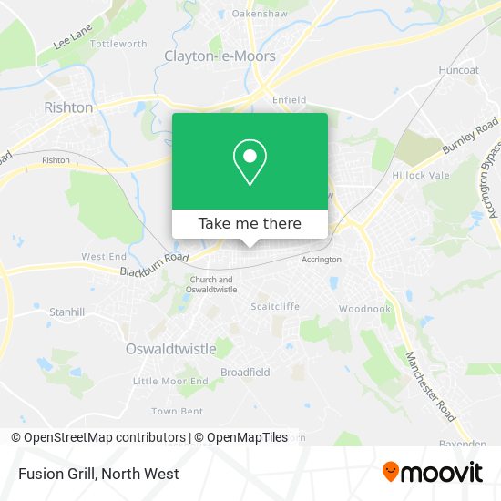 Fusion Grill map