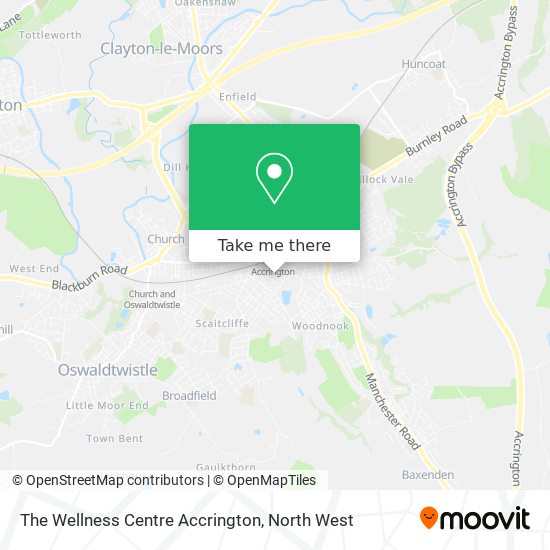 The Wellness Centre Accrington map