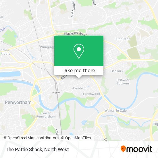 The Pattie Shack map