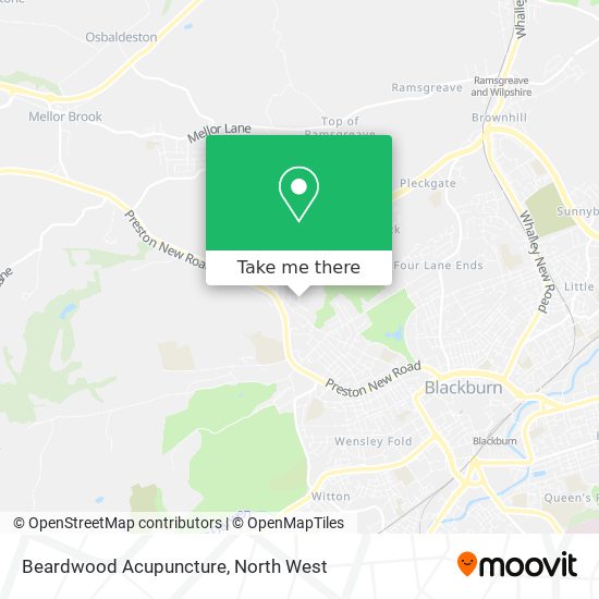 Beardwood Acupuncture map