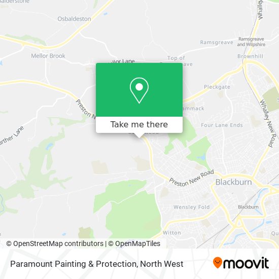 Paramount Painting & Protection map