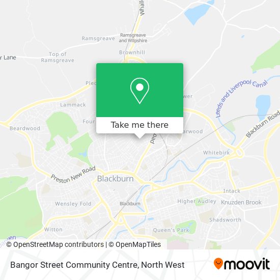 Bangor Street Community Centre map
