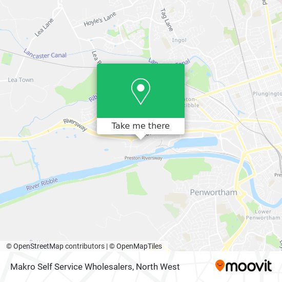Makro Self Service Wholesalers map