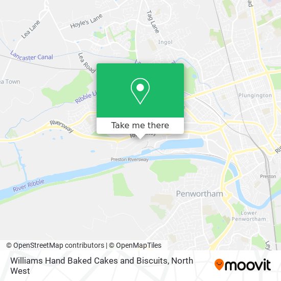 Williams Hand Baked Cakes and Biscuits map