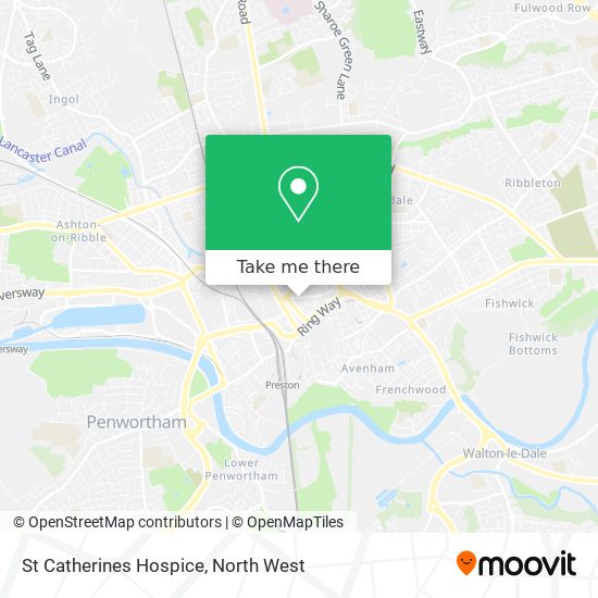 St Catherines Hospice map