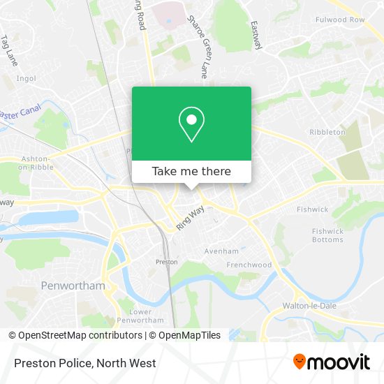 Preston Police map