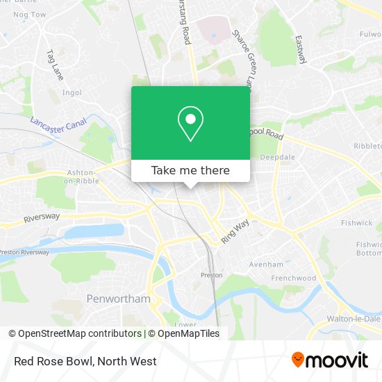Red Rose Bowl map