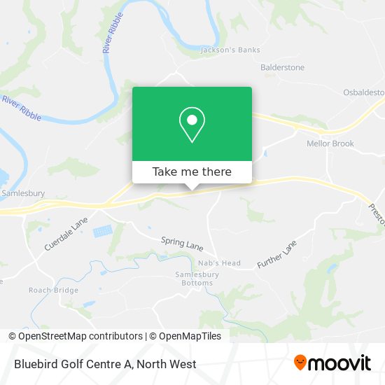 Bluebird Golf Centre A map