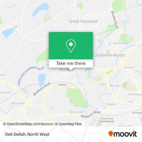 Deli-Delish map