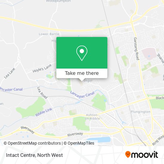 Intact Centre map