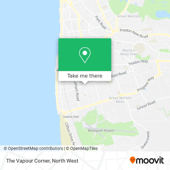 The Vapour Corner map